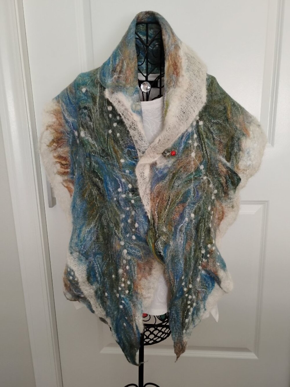Nuno Felted Wool Wrap NWOT